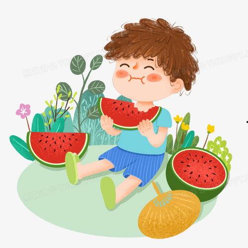 吃瓜模板素材图片,揭秘吃瓜素材背后的故事